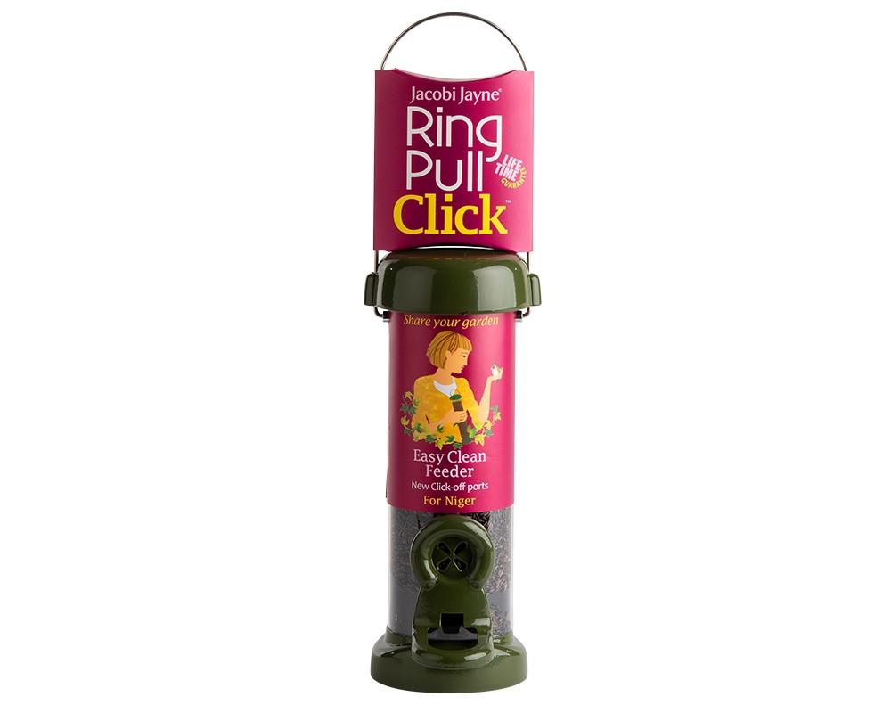 Ring-Pull Click Metal Niger Seed Feeder