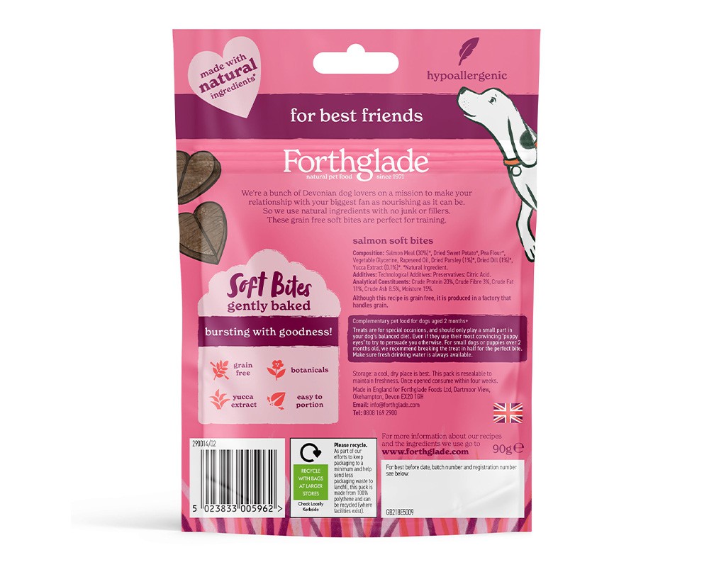 Forthglade Soft Bites Salmon Dog Treats