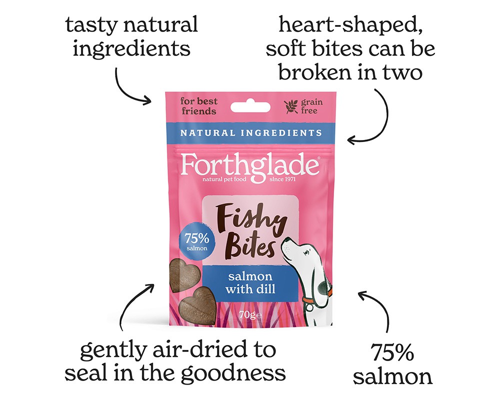 Forthglade Fishy Bites Salmon & Dill Dog Treats