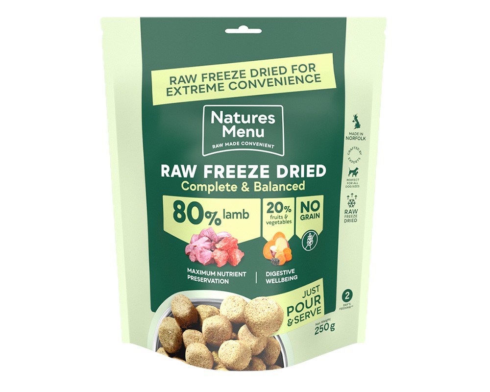 Natures Menu Freeze Dried 80/20 Nuggets Lamb