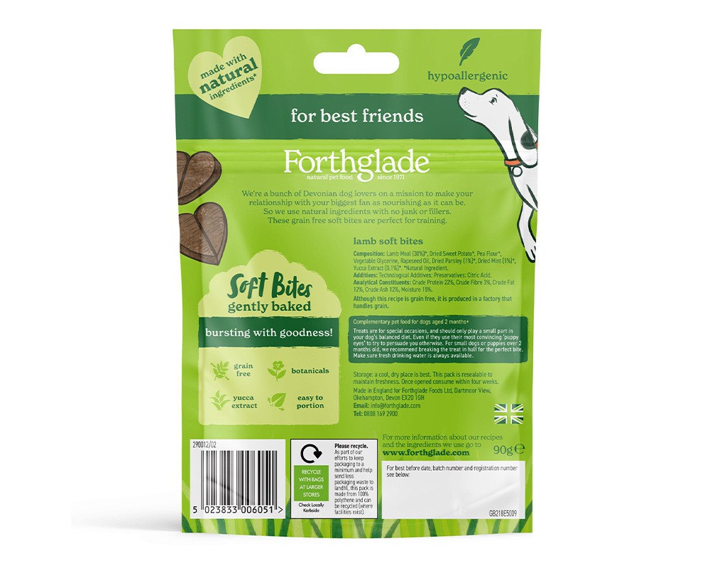 Forthglade Soft Bites Lamb Dog Treats