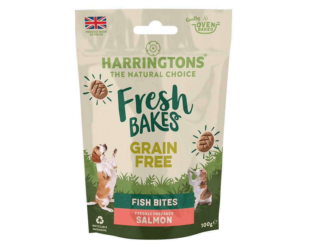 Harringtons Baked Salmon Fish Bites Dog Treats