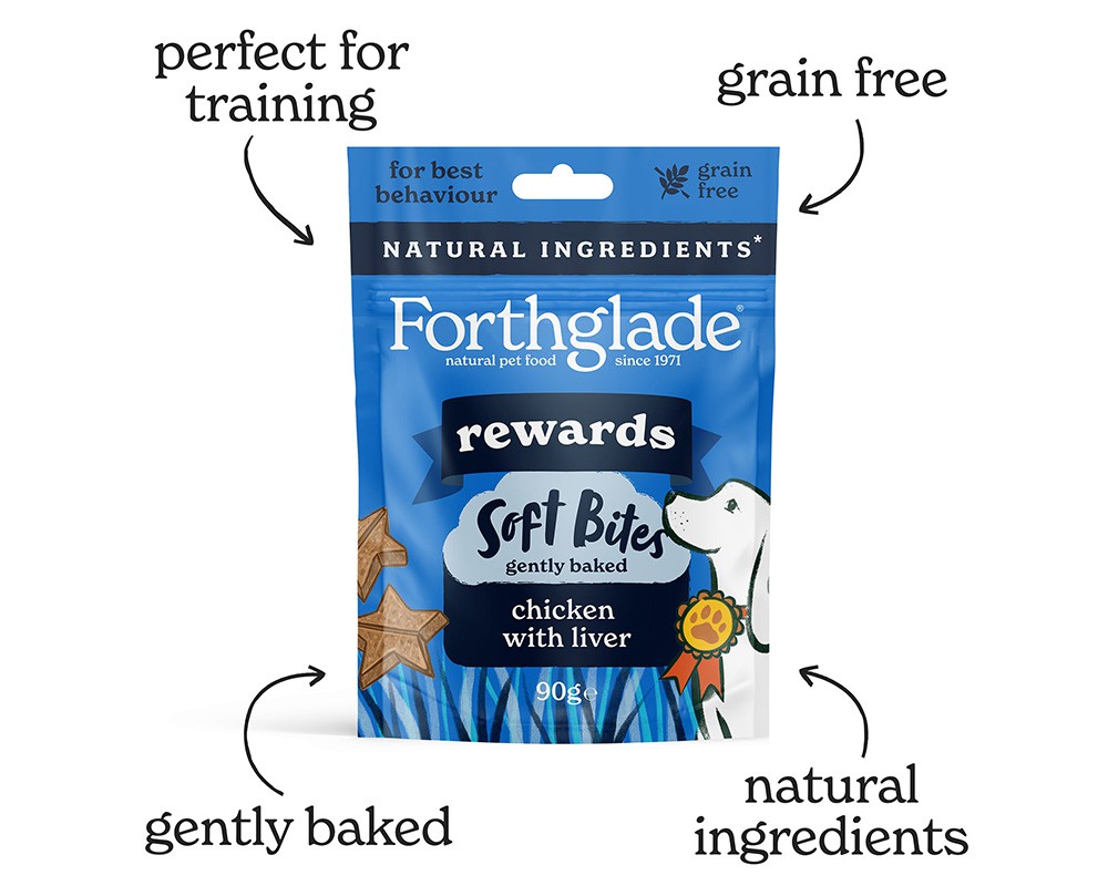 Forthglade Soft Bites Dog Training Treats Chicken & Liver