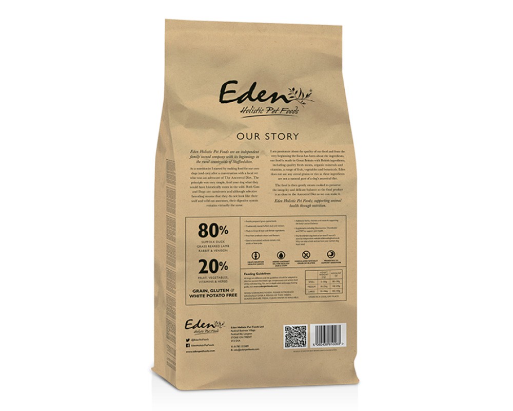 Eden 80/20 Country Cuisine Sporting & Working Dog Food