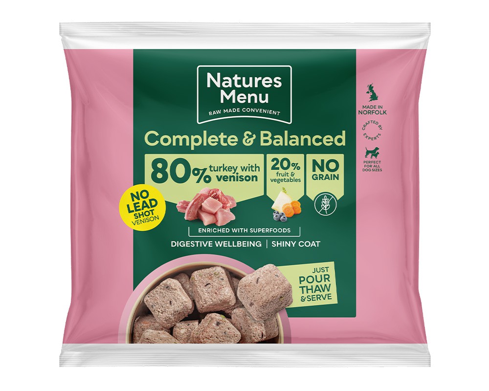 Natures Menu 80/20 Turkey & Venison Nuggets