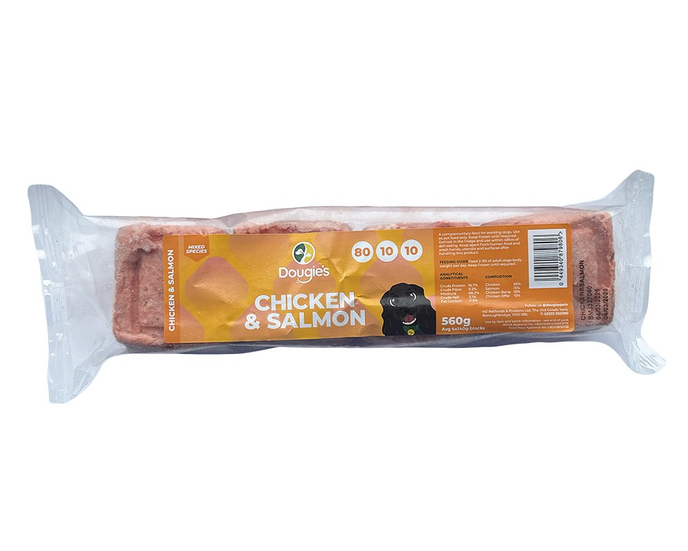 Dougies Chicken & Salmon 80-10-10