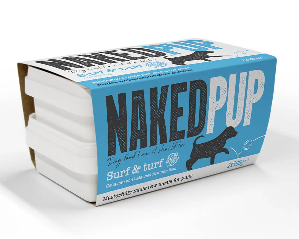 Naked Dog Puppy Surf & Turf