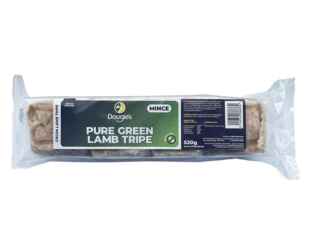 Dougies Pure Green Lamb Tripe