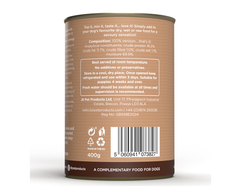 JR Pure Venison Topper & Mixer