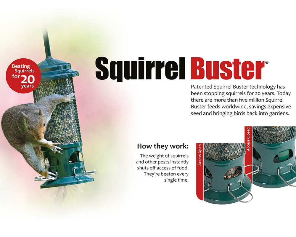 Squirrel Buster Seed Feeder