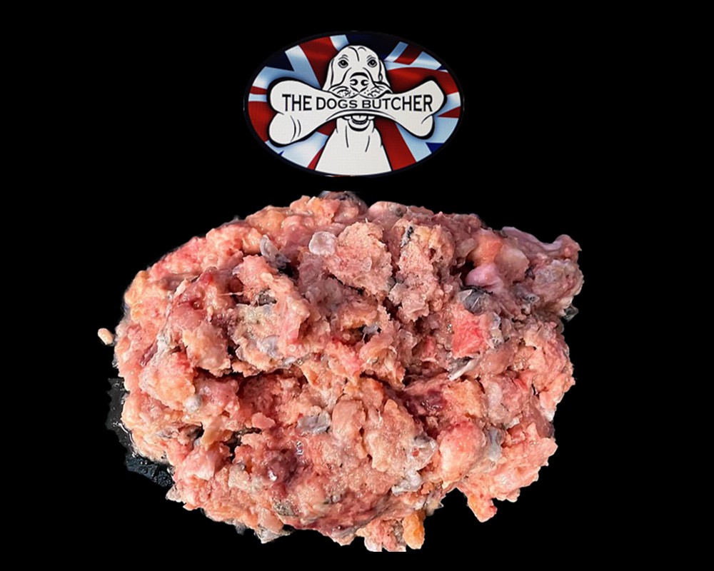 The Dogs Butcher Salmon & Turkey with Beef Offal 80-10-10
