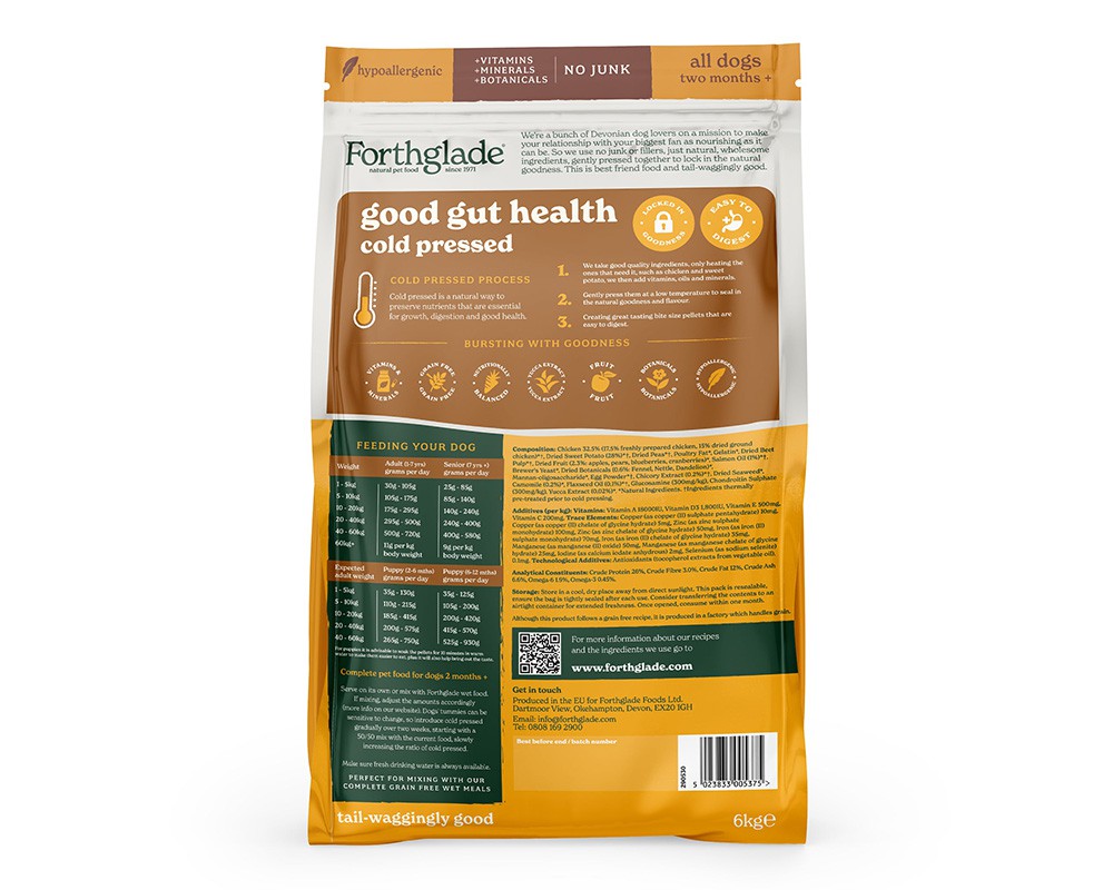 Forthglade Cold Pressed Chicken Dry Dog Food