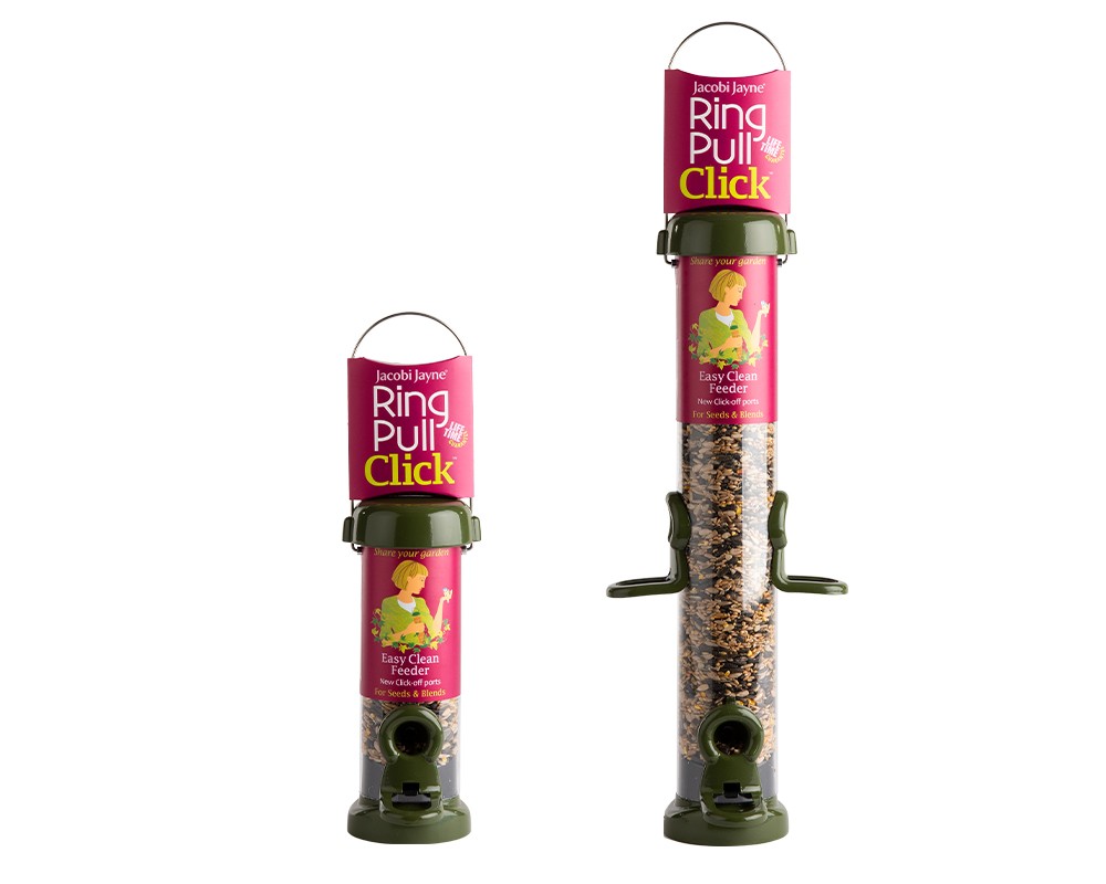 Ring-Pull Click Metal Seed Feeder