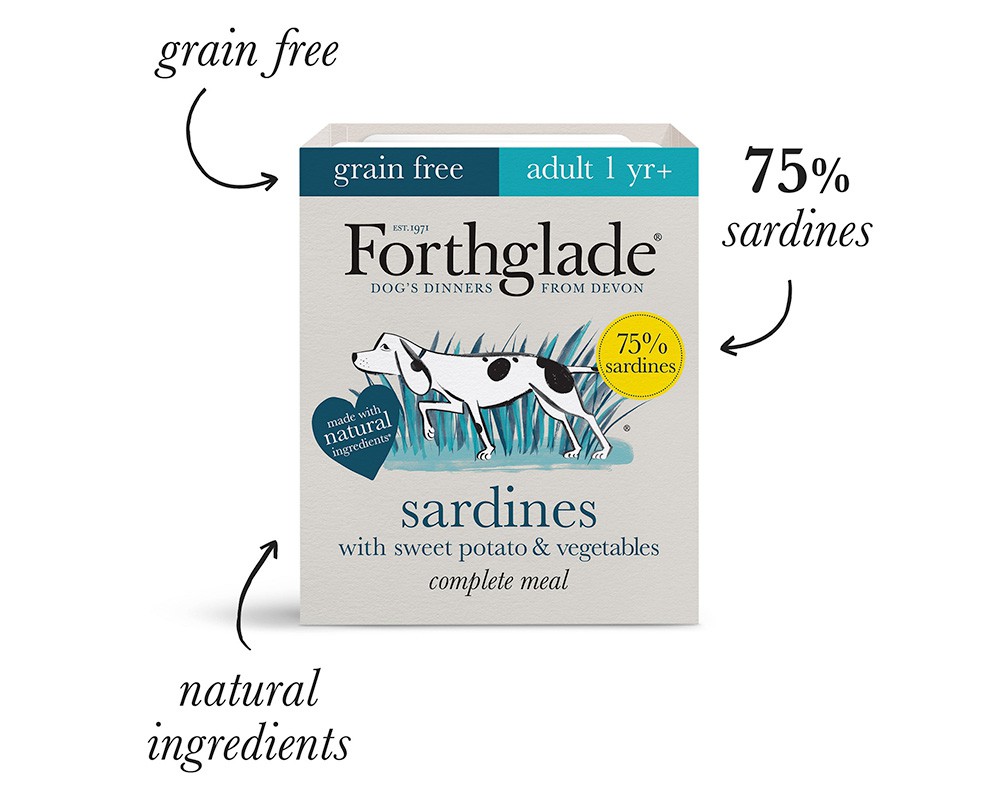 Forthglade Grain Free Variety 12 Pack (Salmon & Sardines)