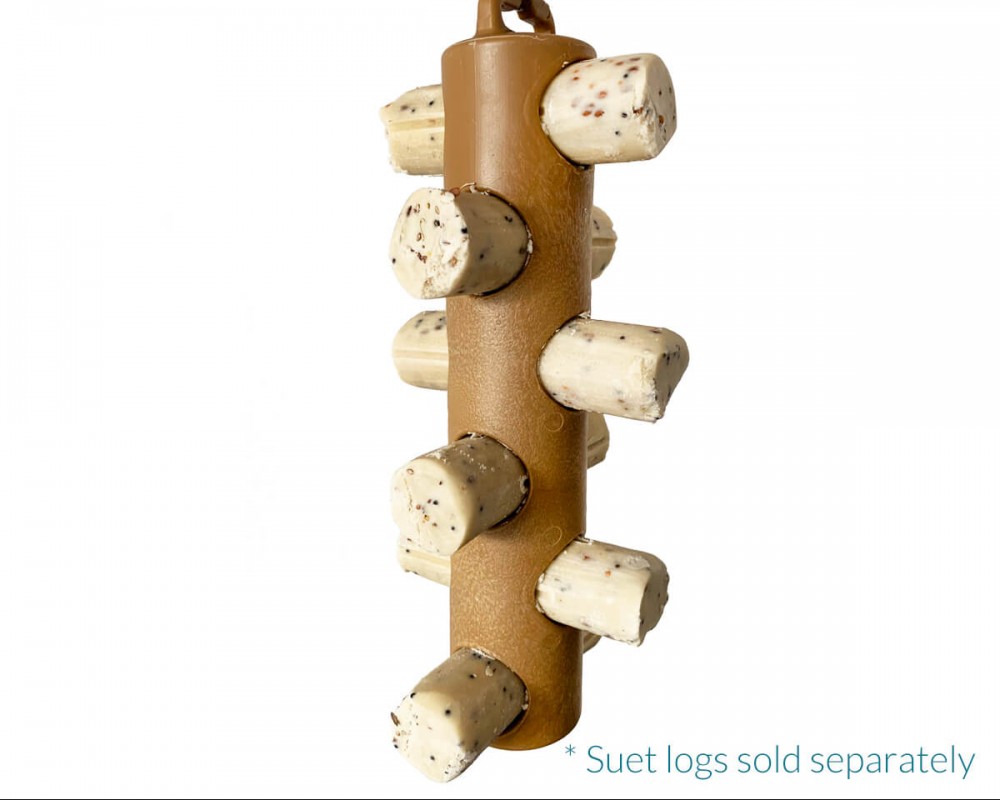 Suet Log Bird Feeder