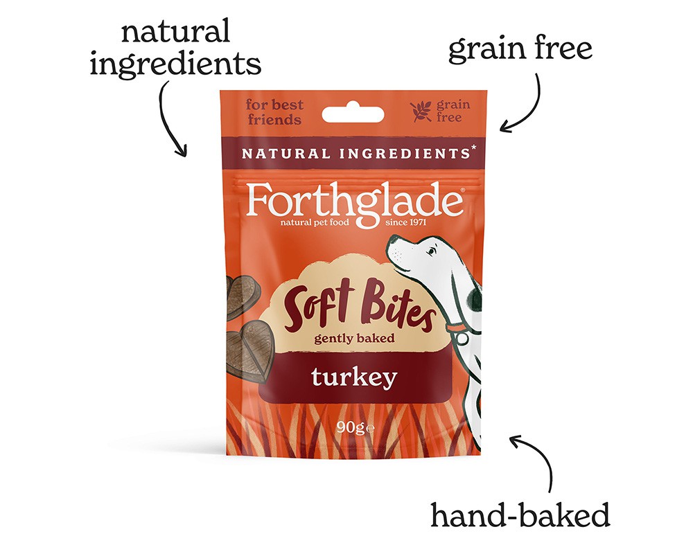 Forthglade Soft Bites Turkey Dog Treats