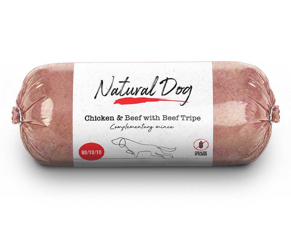 Natural Dog Chicken & Beef 80/10/10