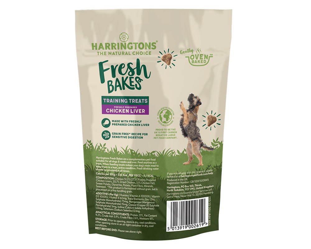Harringtons Baked Chicken Liver Dog Treats
