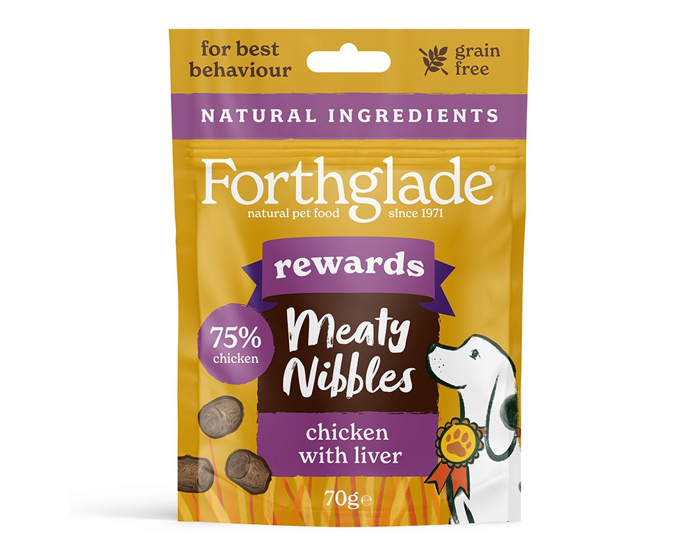 Forthglade Meaty Nibbles Chicken & Liver Dog Treats
