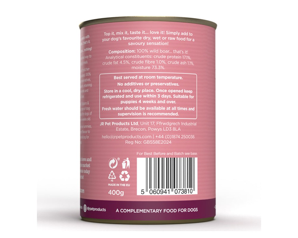 JR Pure Wild Boar Topper & Mixer