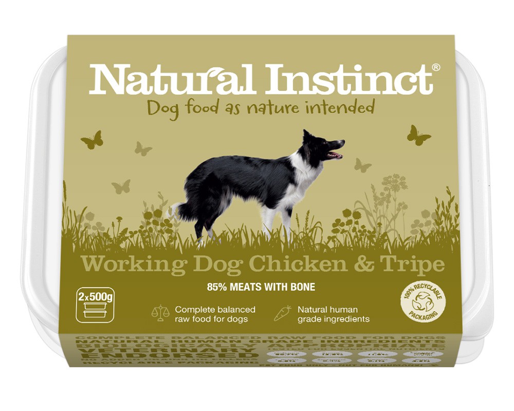 Natural Instinct Working Dog Chicken & Tripe