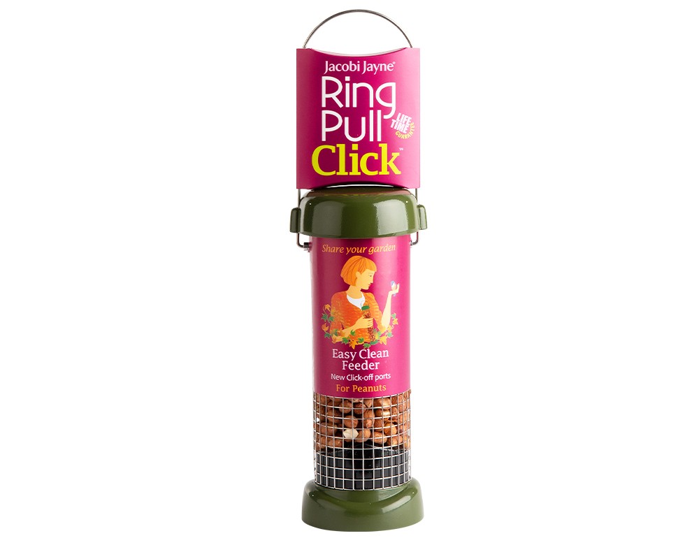 Ring-Pull Click Metal Peanut Feeder
