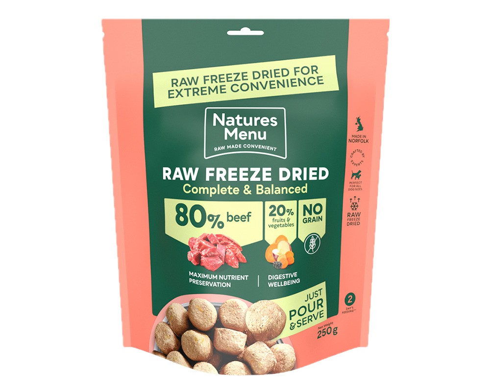 Natures Menu Freeze Dried 80/20 Nuggets Beef