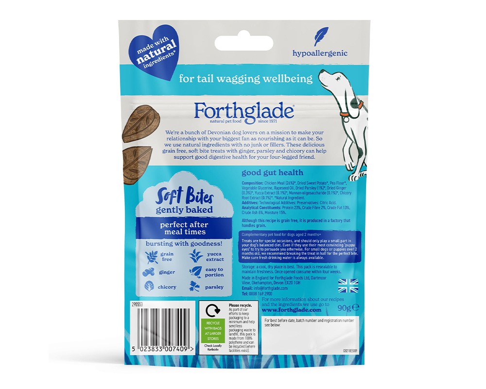 Forthglade Soft Bites Digestive Health Dog Treats