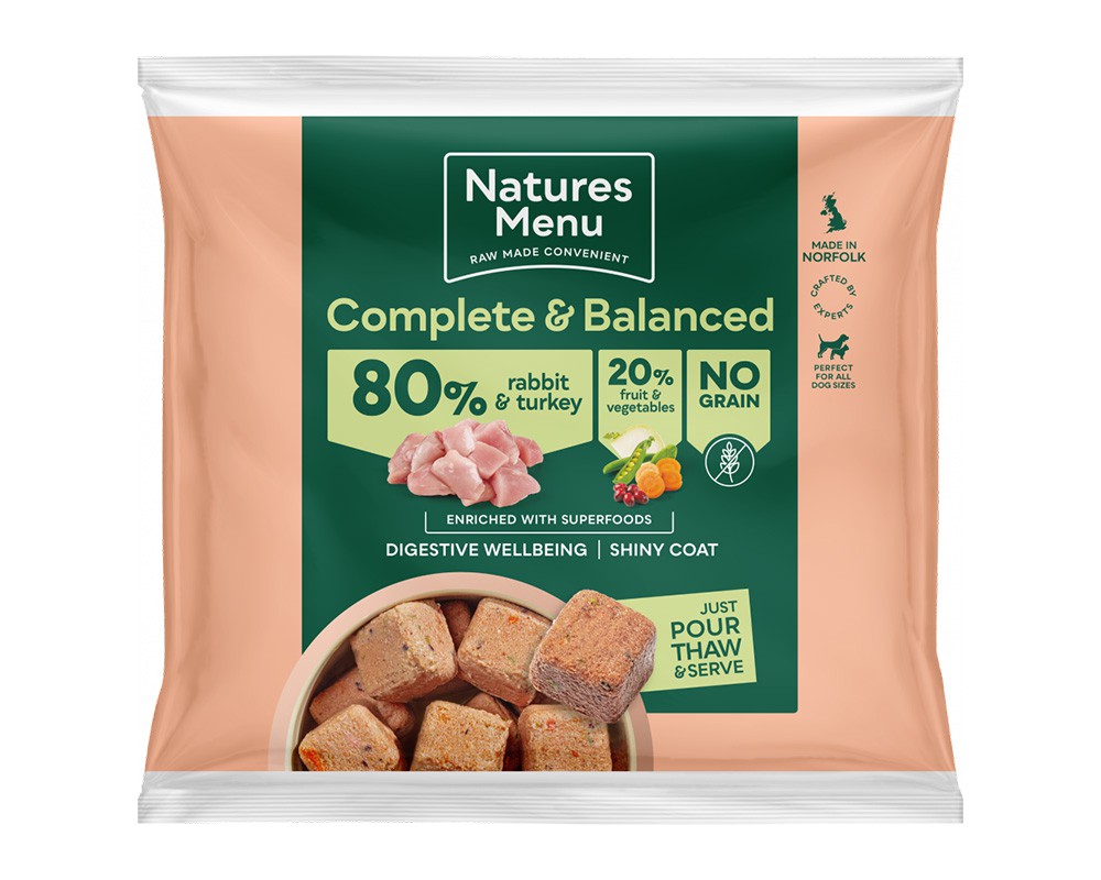 Natures Menu 80/20 Rabbit & Turkey Nuggets