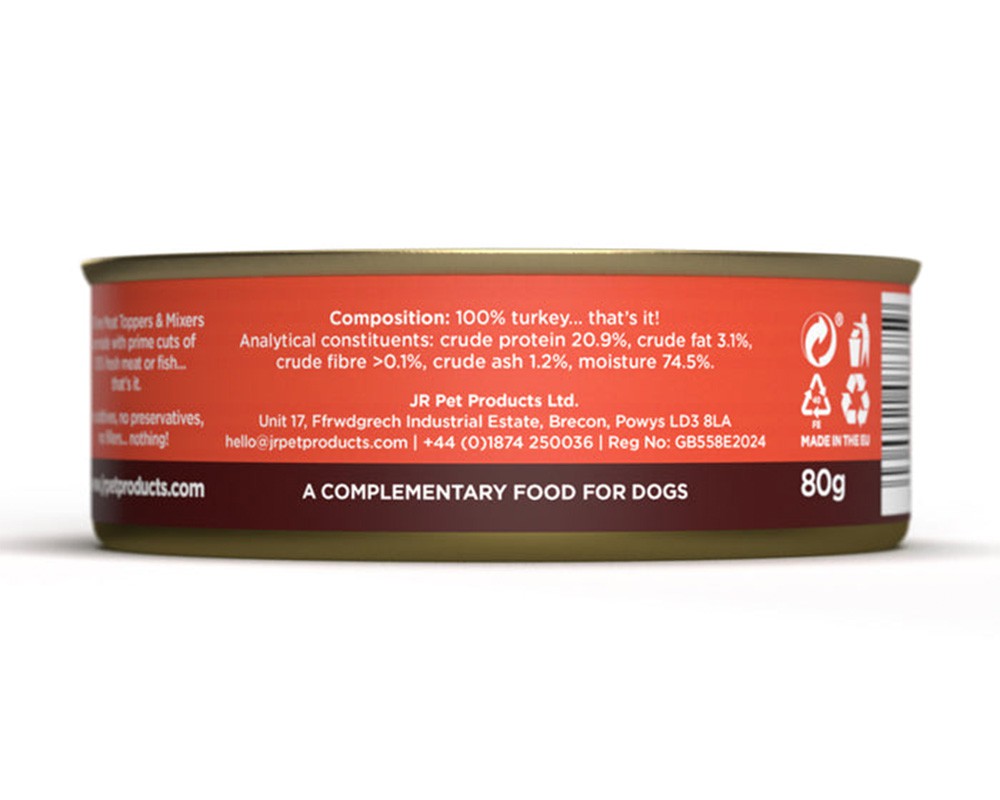 JR Pure Turkey Topper & Mixer